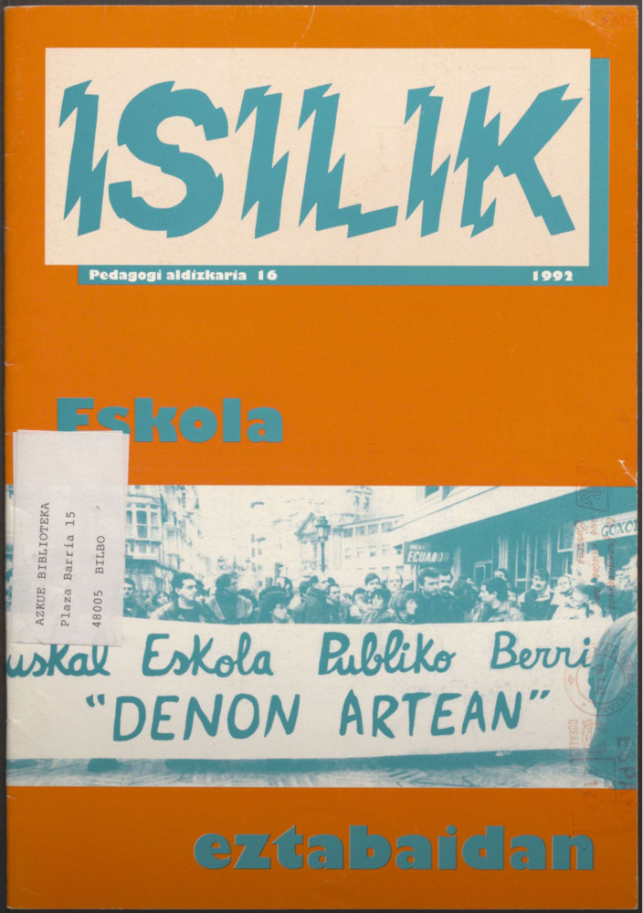Isilik - 16. zenbakia - 1992