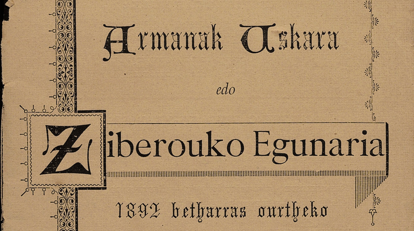 Armanak Uskara edo Ziberouko Egunaria - 1892