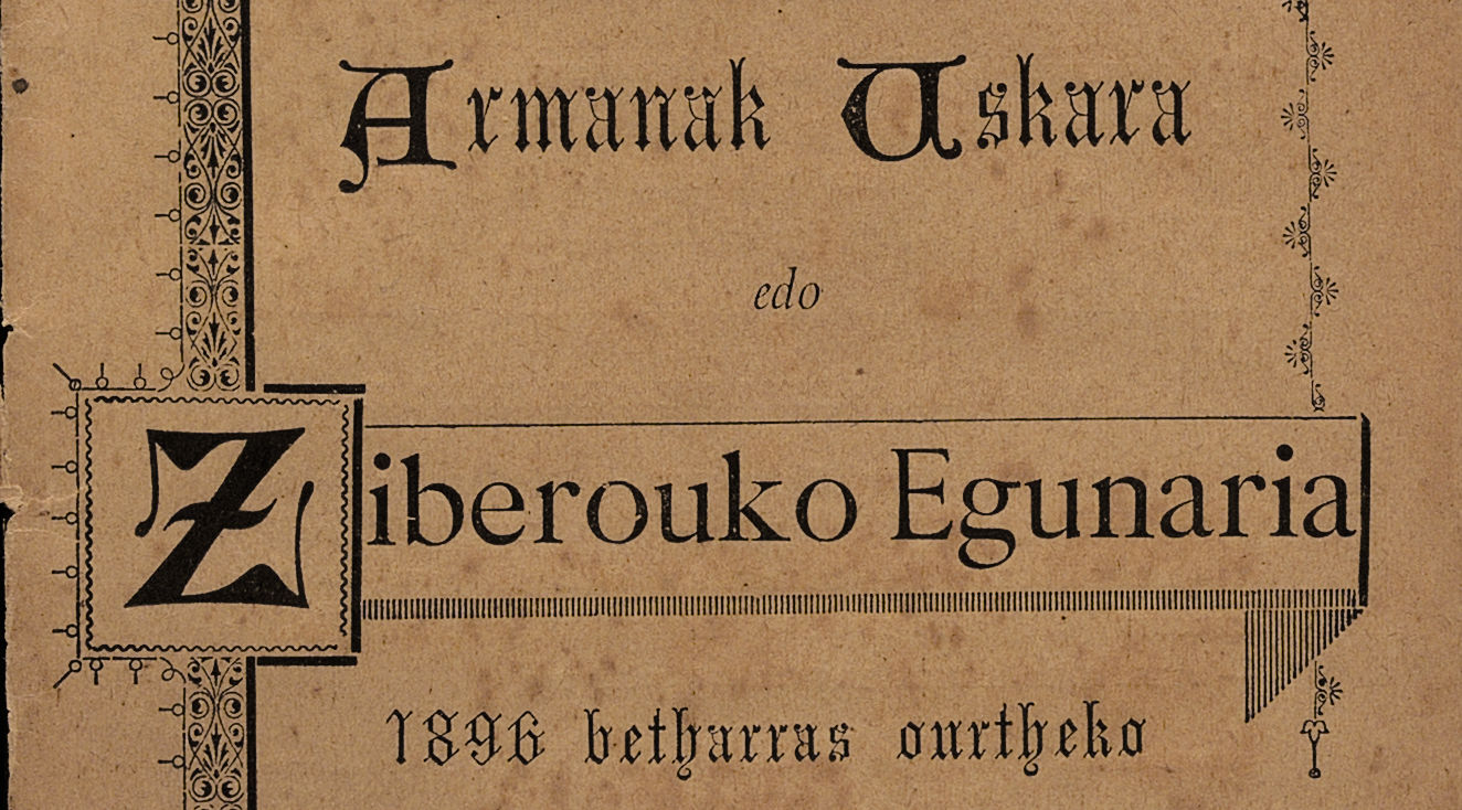 Armanak Uskara edo Ziberouko Egunaria - 1896