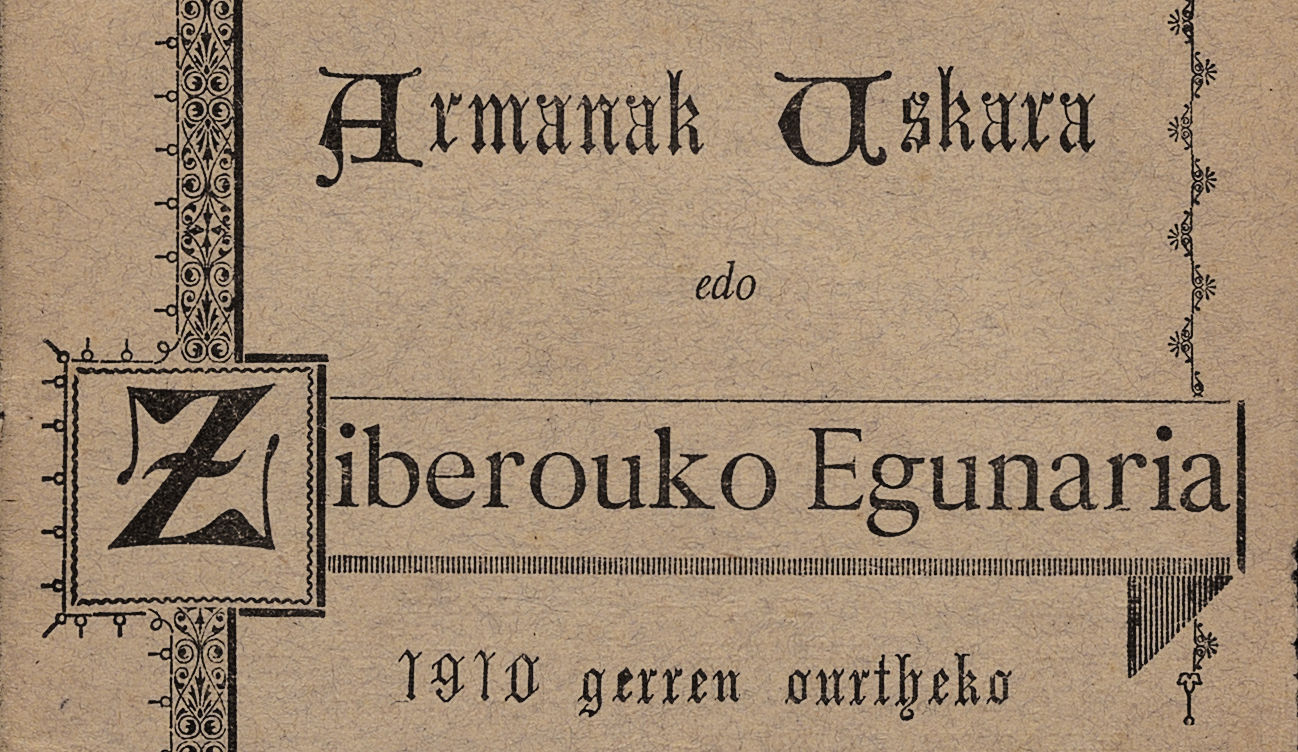 Armanak Uskara edo Ziberouko Egunaria - 1910